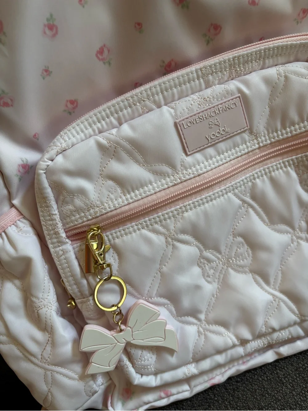 LoveShackFancy Backpack light pink
